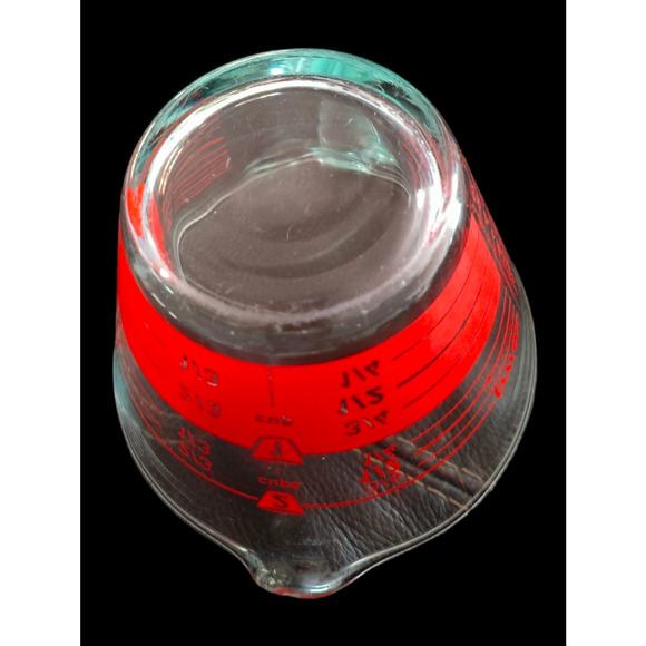 Pyrex 2 Cup Glass Measuring Cup Wil Large Numbers - Picture 6 of 6